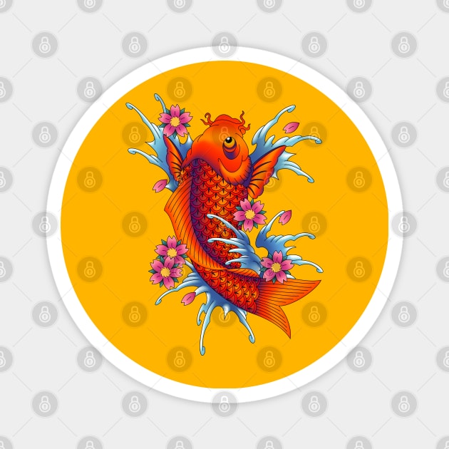 Koi fish Magnet by OldSalt